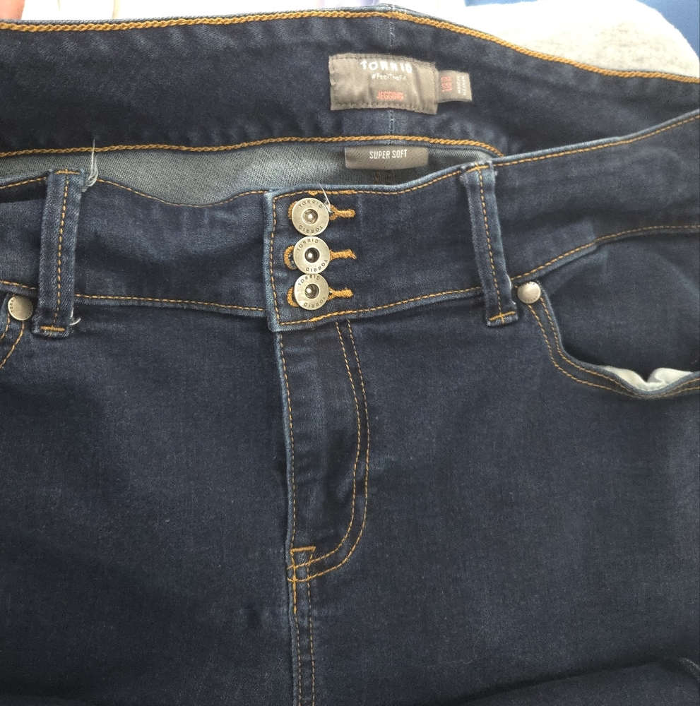 Torrid Womens Dark Blue 12 Jeans